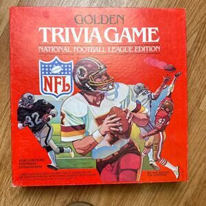 Golden NFL Trivia Game National Football League Edition Collectible NFL Game